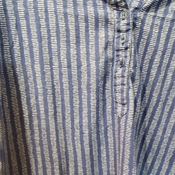 Breezy Striped Henley - Picture 2 of 5